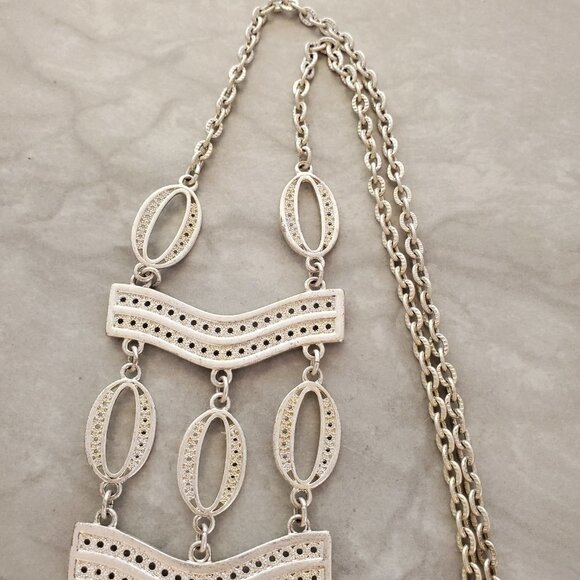 ✨ Stella and Dot Vintage Antique Boho Summer Iconic Kimberly Statement Necklace - Picture 12 of 15